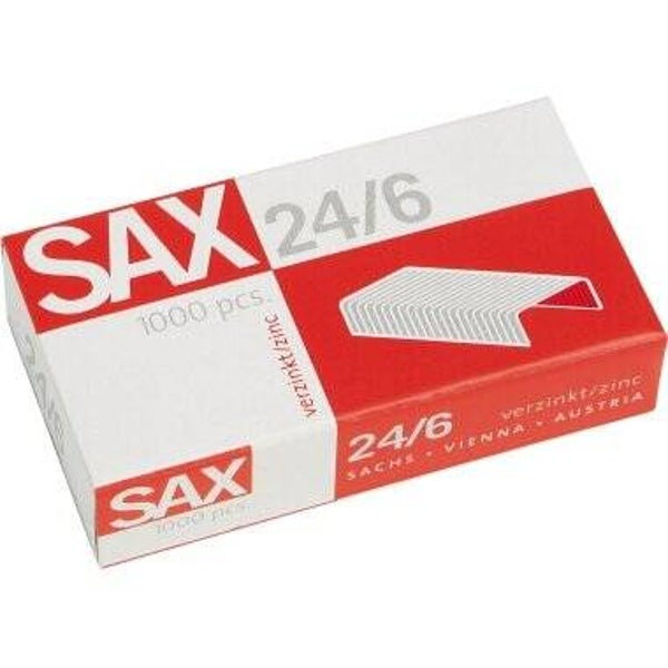 SAX Heftklammern 24/6 SAX verzinkt
