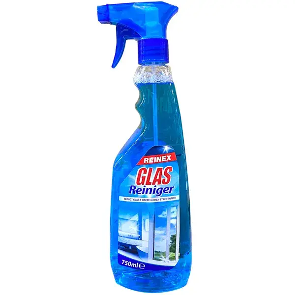 Reinex Glasrein Scheibenreiniger, mit Alkohol – 750 ml - Sprühflasche