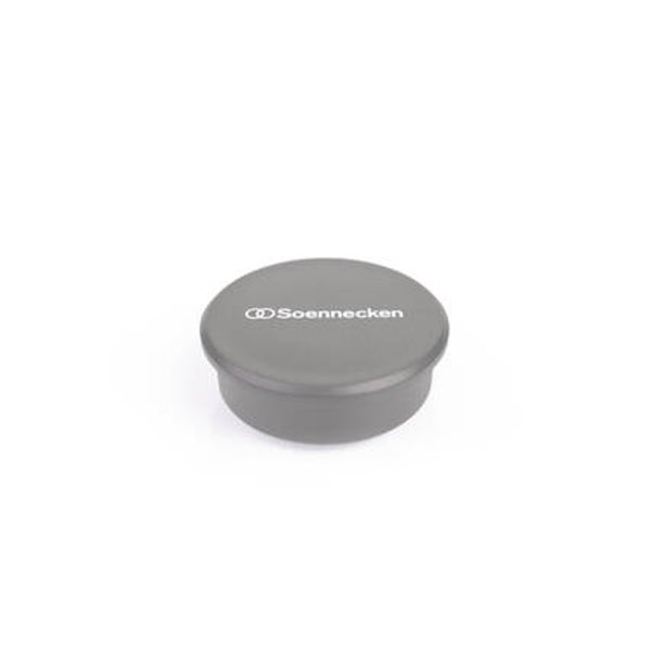 Soennecken Magnet rund 38mm 2,5kg grau 10 St./Pack.