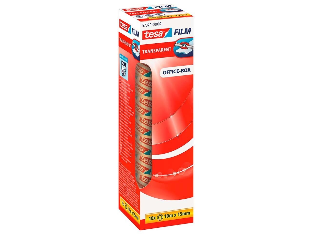 tesa Klebeband "tesafilm" 15 mm x 10 m, 10 Stk.