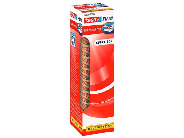 tesa Klebeband "tesafilm" 15 mm x 10 m, 10 Stk.