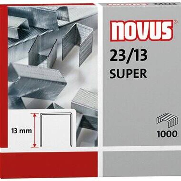 NOVUS Heftklammer 23/13 verzinkt 1.000 St./Pack.