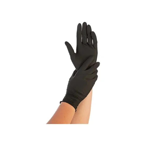 Ultra Sensitive Nitrilhandschuhe, puderfrei, schwarz - Größe L