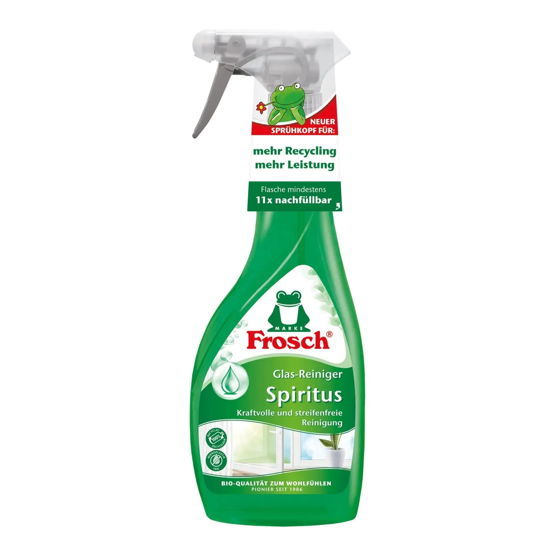 Frosch Glas-Reiniger Spiritus, 500 ml