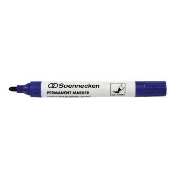 Soennecken Permanentmarker Blau, 1,5–4 mm Rundspitze