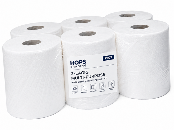 Handtuchrolle deluxe 2-lagig 6 Rollen