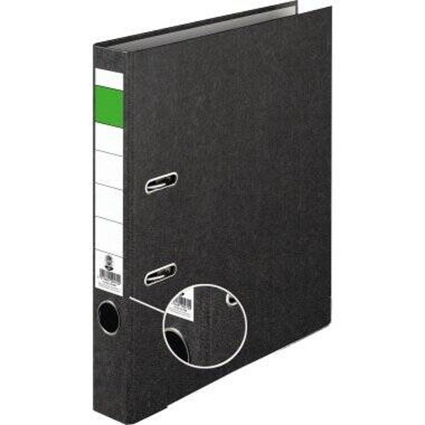 Ordner 50 mm DIN A4, schwarz, 100 % recycelt