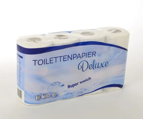 Toilettenpapier Deluxe 3 - lagig 8x150Blatt