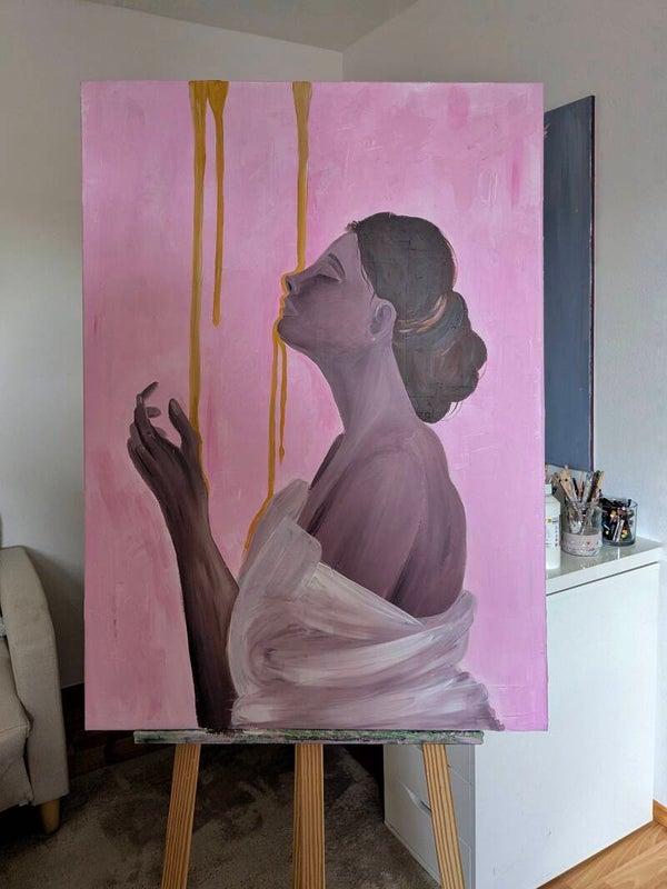 "SALBÖL" – Original Acrylgemälde (70x100 cm)