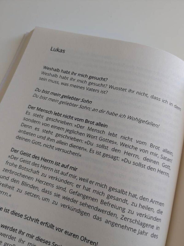 Jesus spricht - Alle Worte Jesu aus den Evangelien