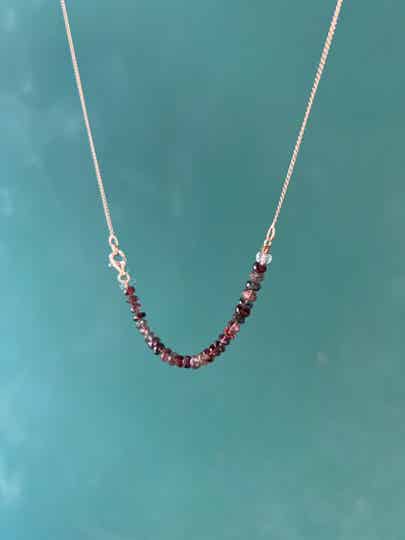 Rainbow Necklace - Gold