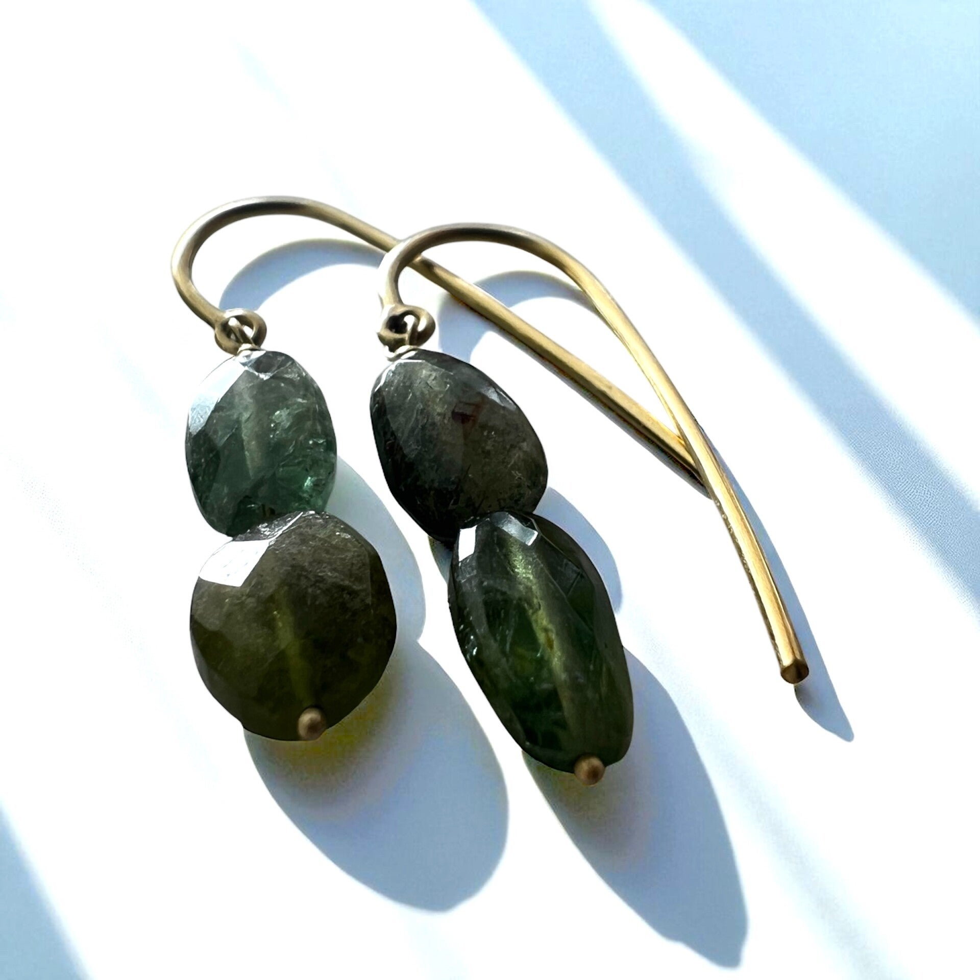 Dangling Green Tourmaline