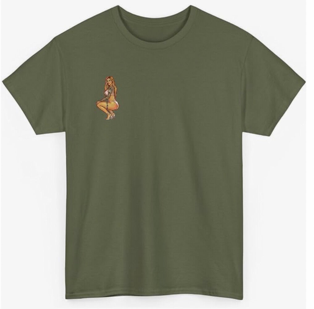 Tatted Pinup Lady T-Shirt