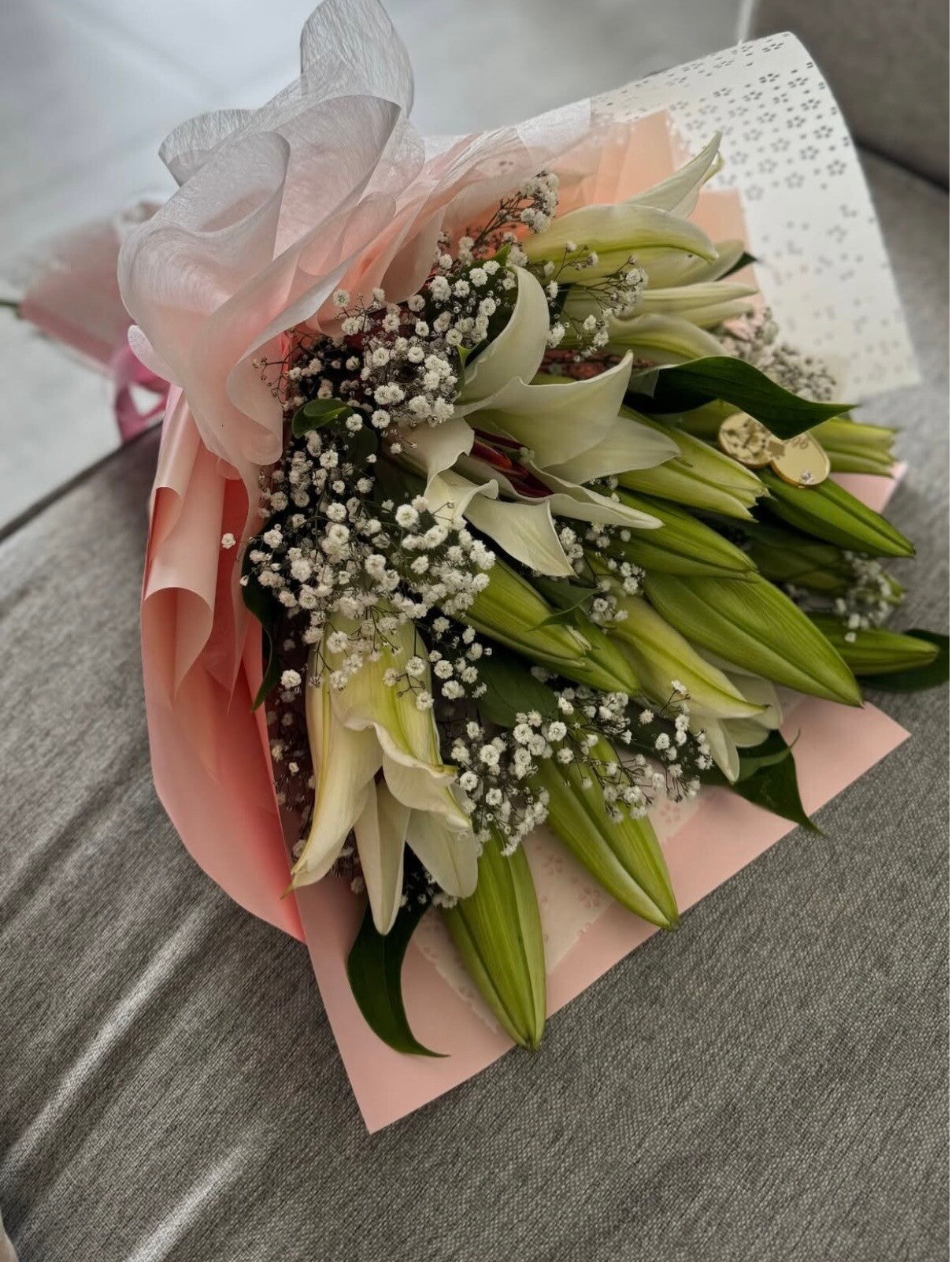 Pure Elegance Lilies Bouquet