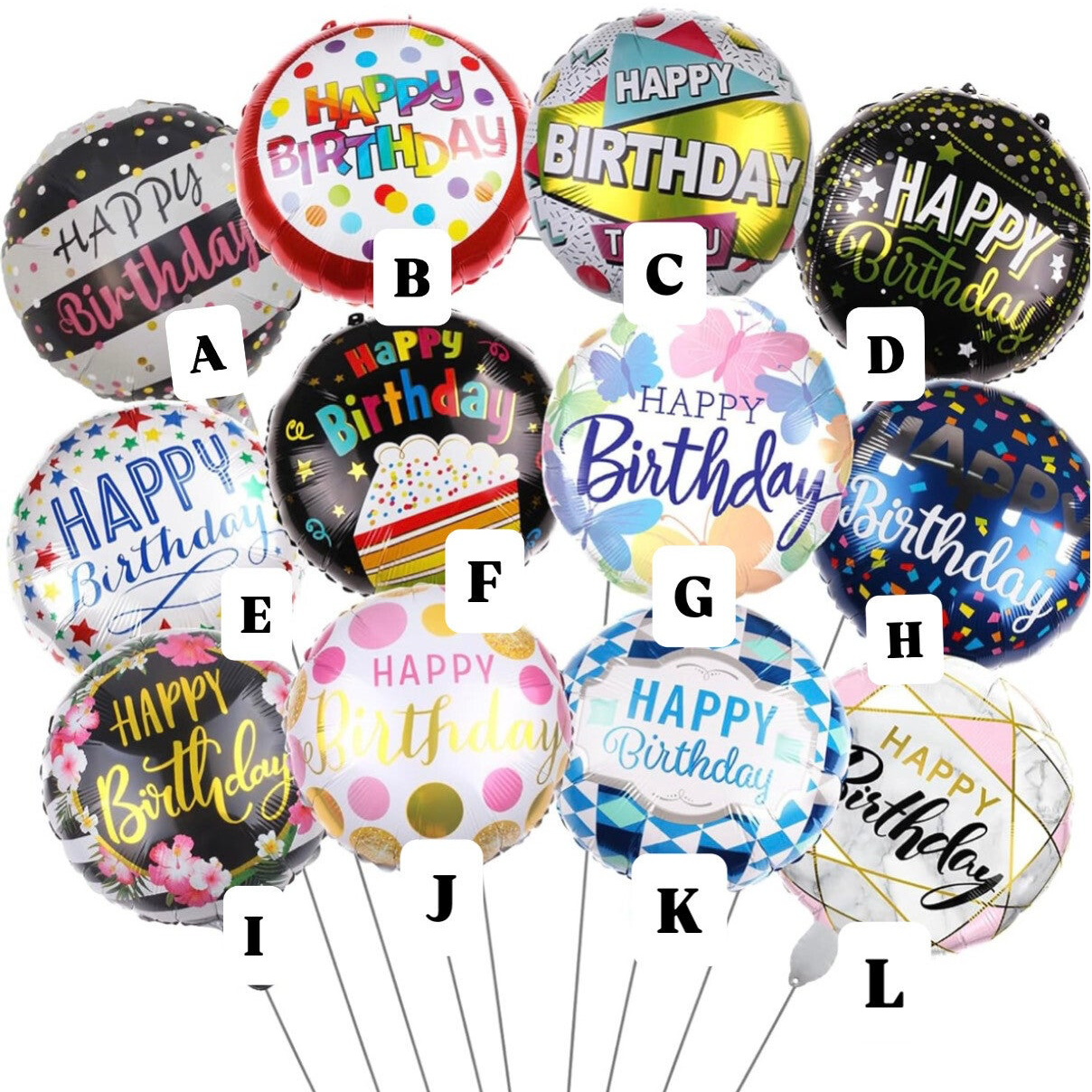 Happy Birthday Balloons