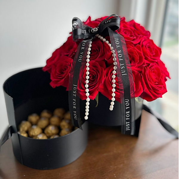 Roses and chocolates