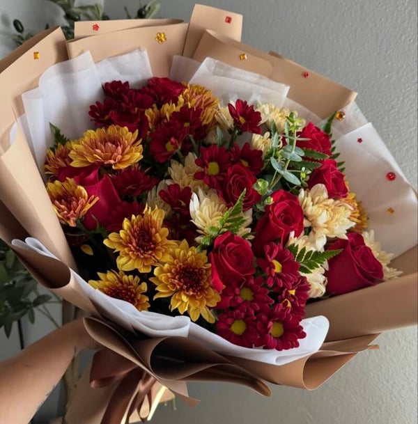 Golden Red Bouquet