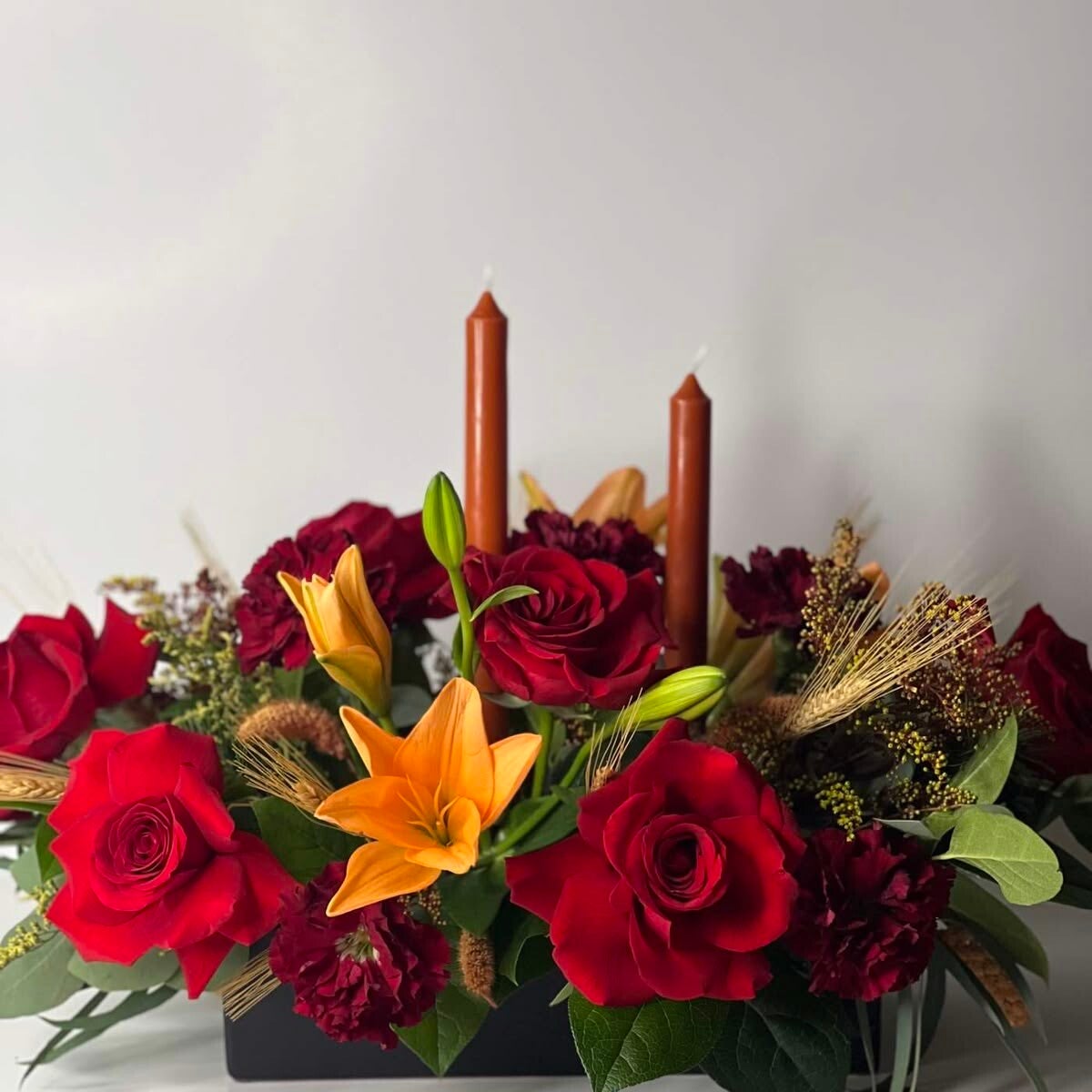 Autumn Candlelight Centrepiece