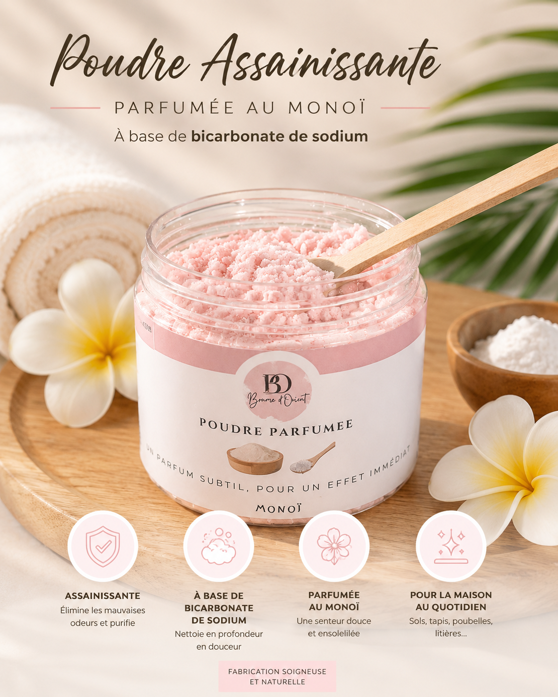 Poudre parfumée Monoï
