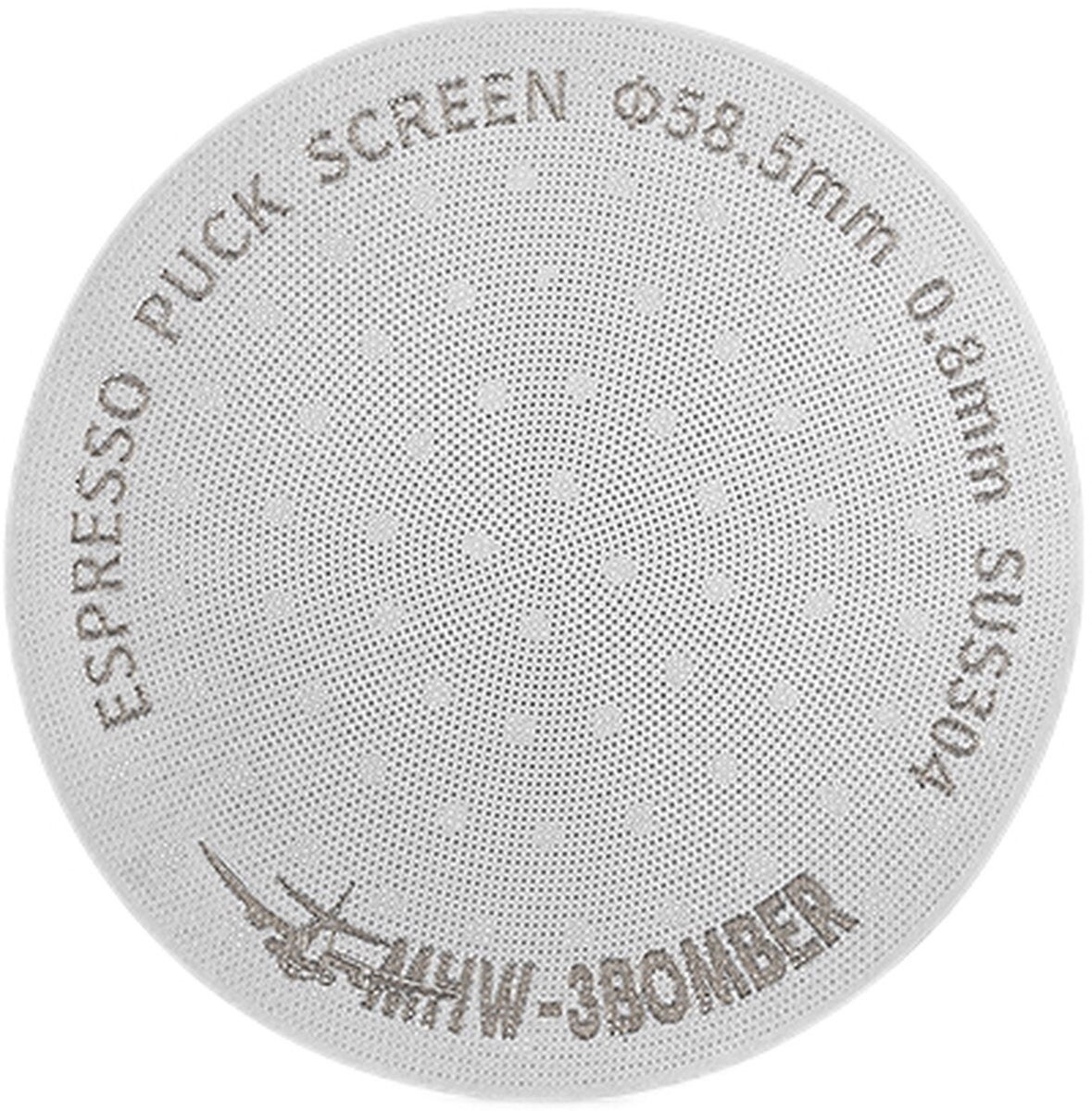 MHW-3BOMBER puck screen - RVS - 58mm