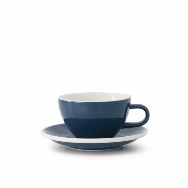 6 x ACME Classic Cappuccino kop blauw (Whale) 190 ml