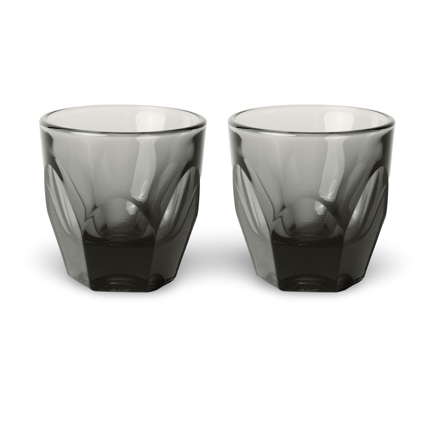 2 x Vero Cappuccino Glas Smoke Grijs 18 cl.