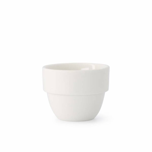 6x ACME Taster Cup Medium, 210ml, Milk White with Pink Base