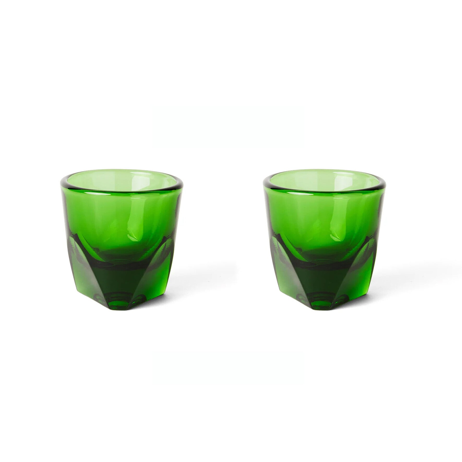 2 x Vero Espresso Glas Emerald groen 90 ml