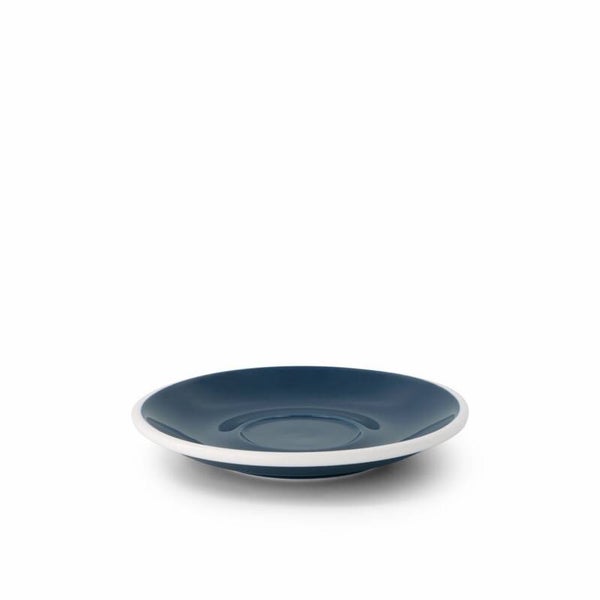 6 x ACME Classic Cappuccino schotel blauw (Whale) 14 cm