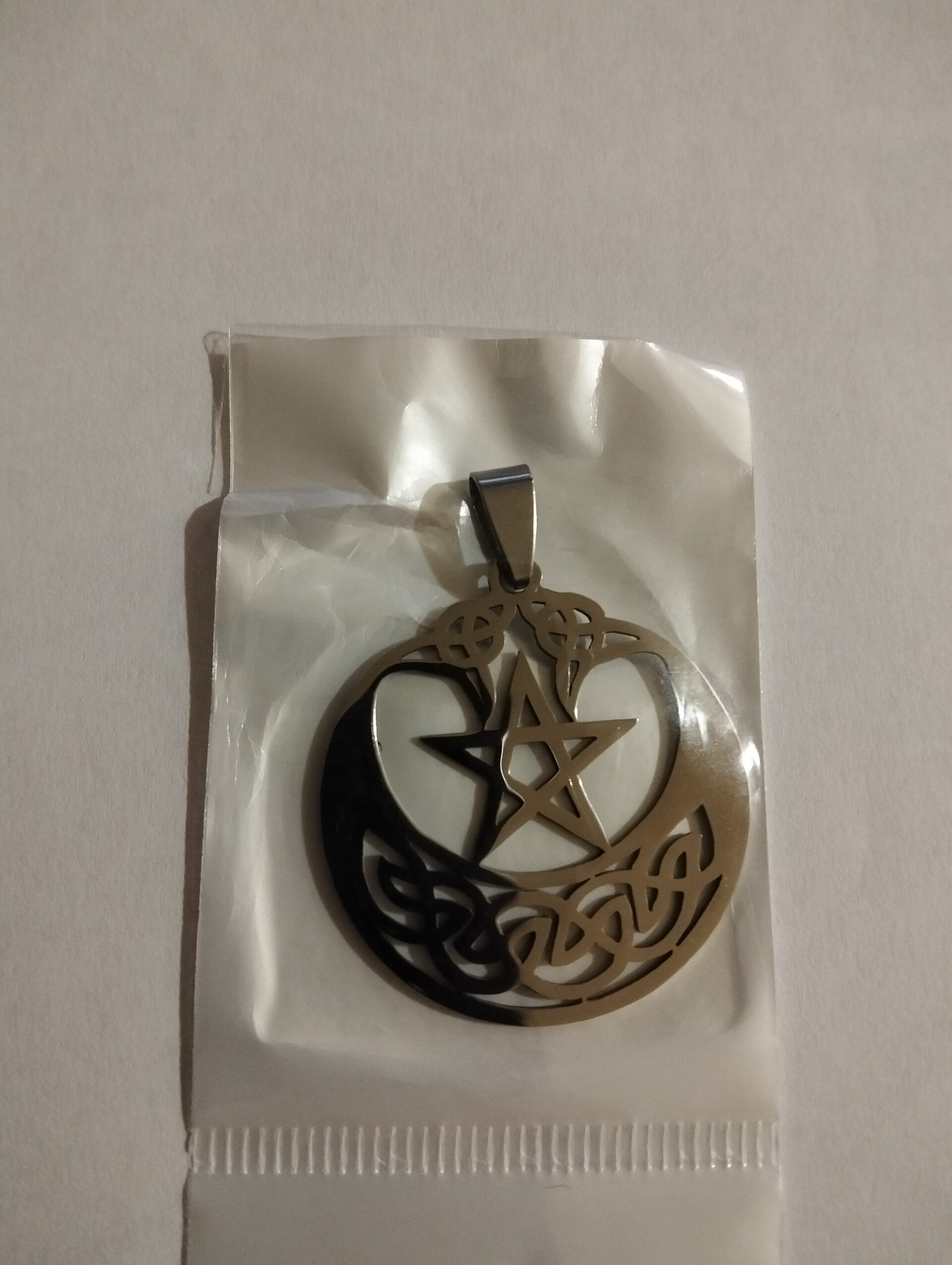 Amuleto Pentáculo en acero