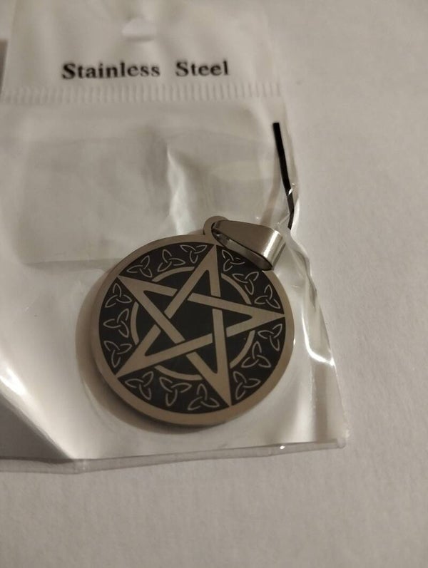 Amuleto Pentáculo en acero