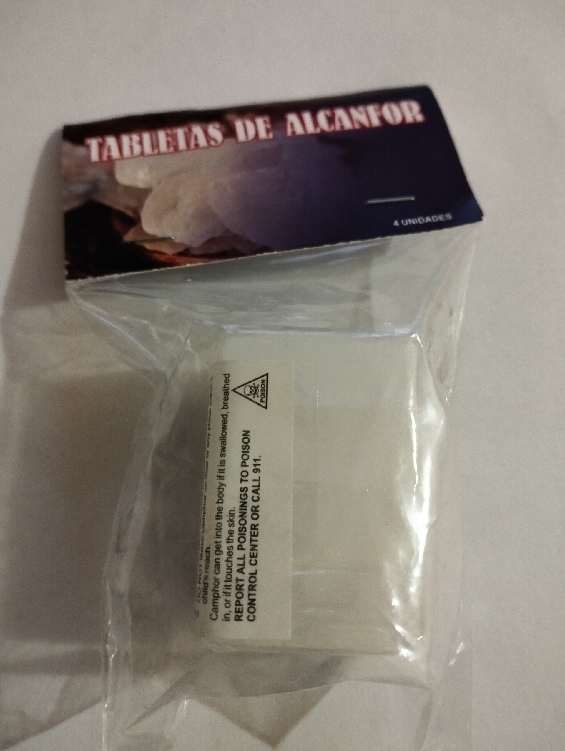 Pack 6 tabletas de Alcanfor
