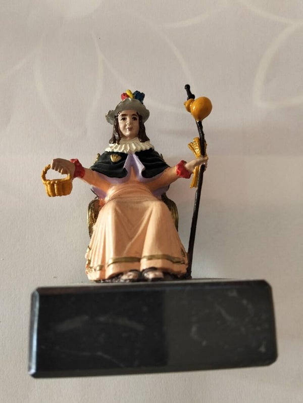 Niño de Atocha 6cm con pedestal de marmol