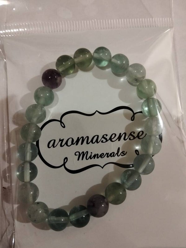 Pulsera Elástica Fluorita 8mm