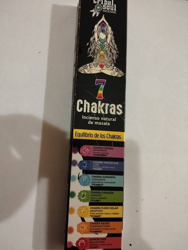 Incienso 7 Chakras Negro
