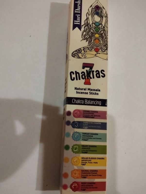 Incienso 7 Chakras Blanco