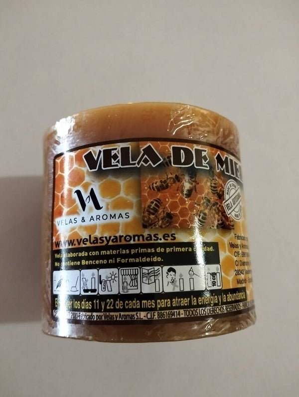 Vela Aromaterapia de Miel