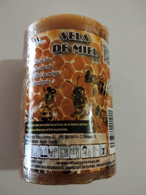 Velón Aromaterapia de Miel
