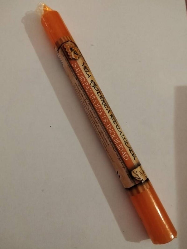 Vela Naranja Salud, Paz, Viajes y Tranquilidad