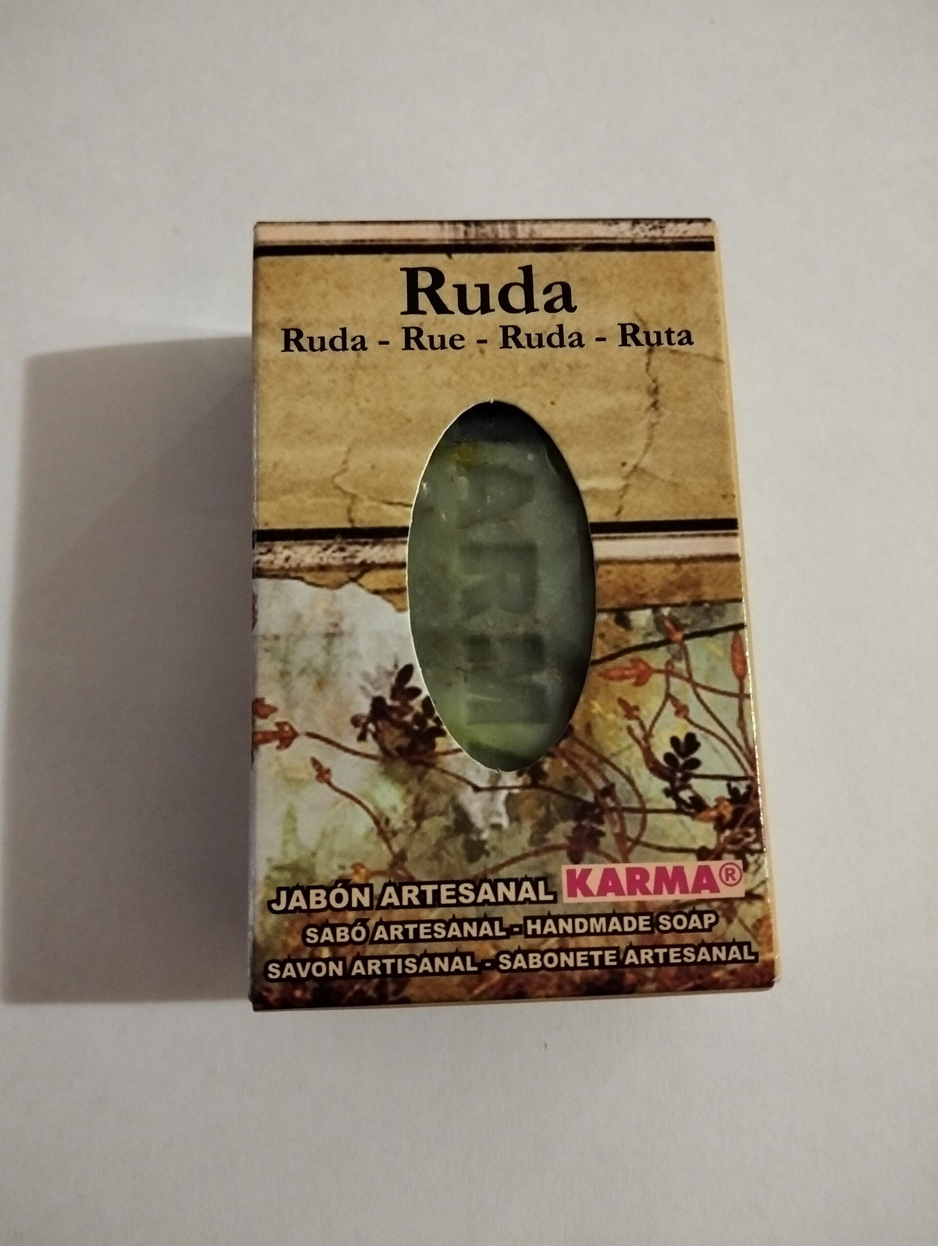 Pastilla de jabón artesanal Ruda