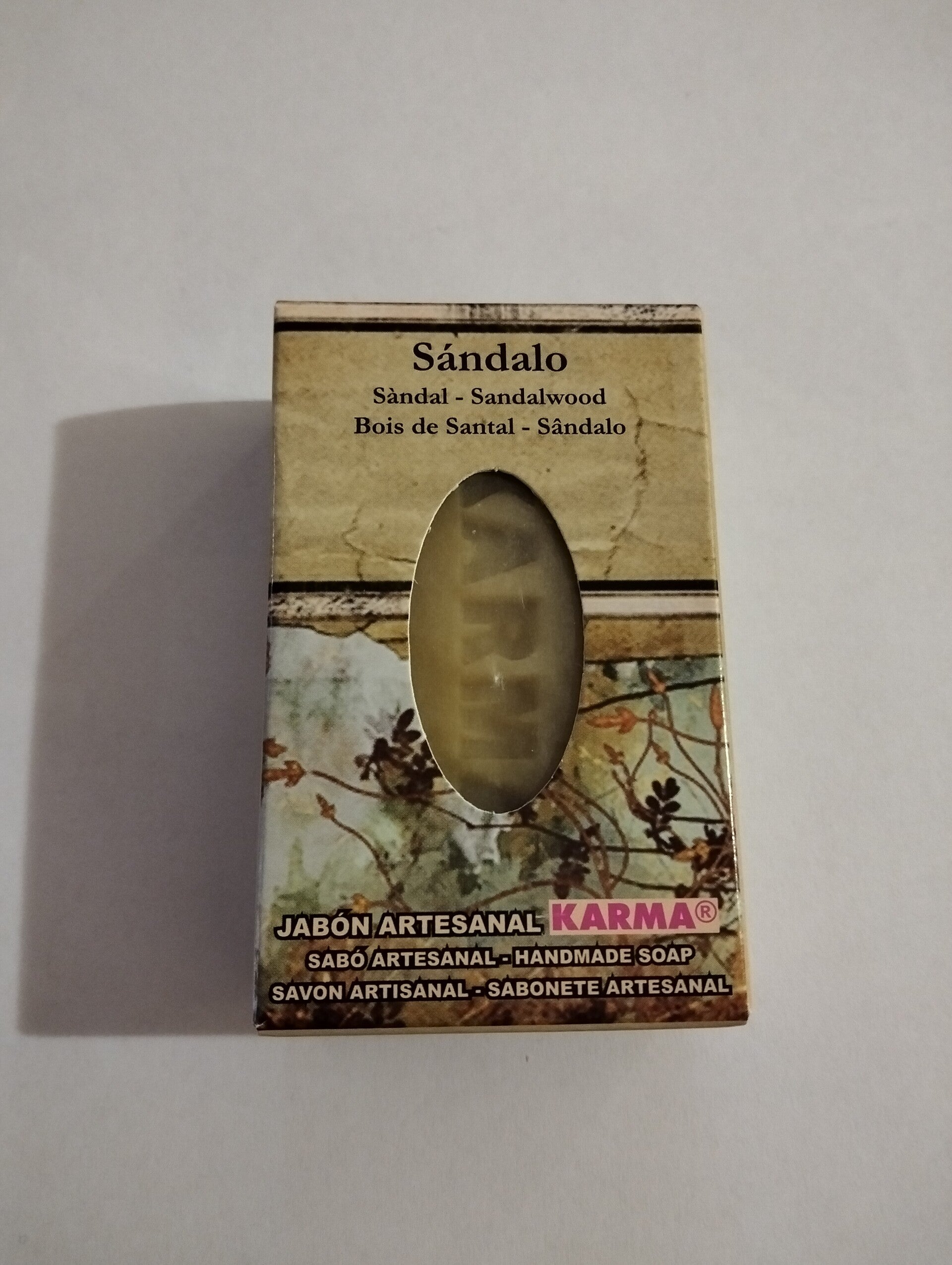 Pastilla de jabón artesanal Sandalo