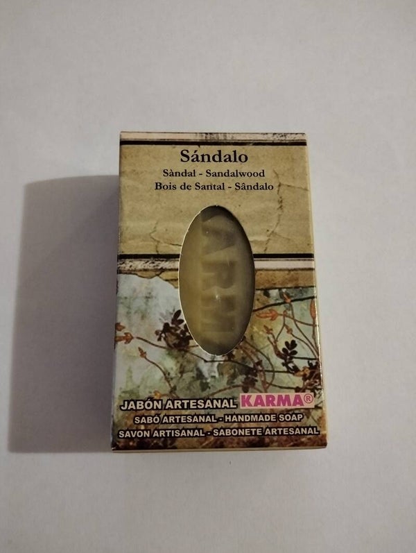 Pastilla de jabón artesanal Sandalo