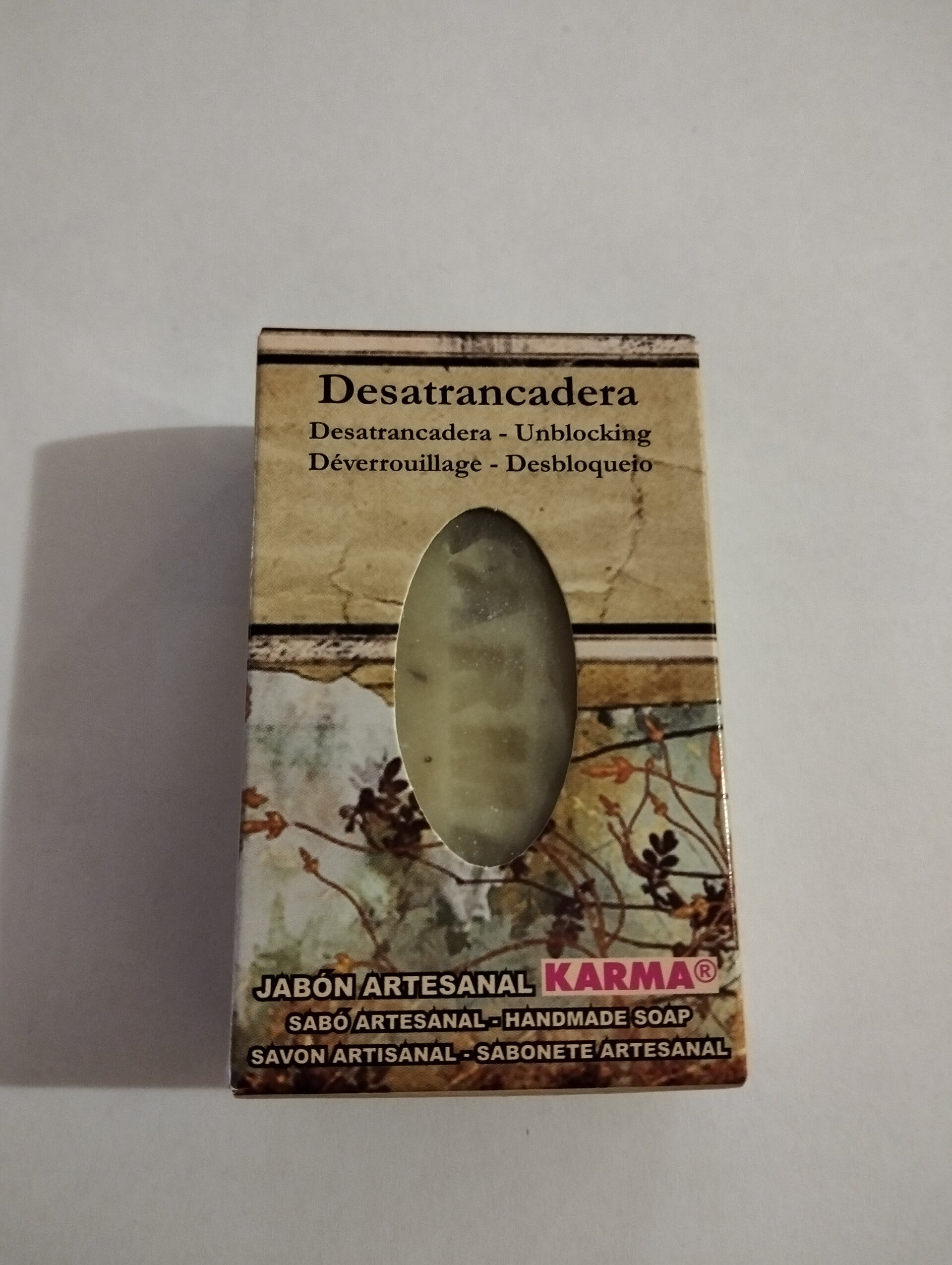 Pastilla de jabón artesanal Desatrancadera