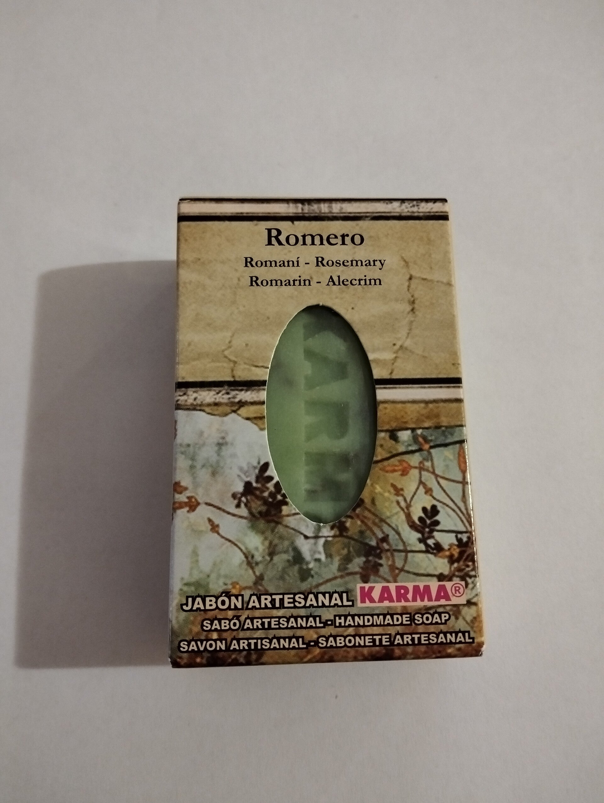 Pastilla de jabón artesanal Romero