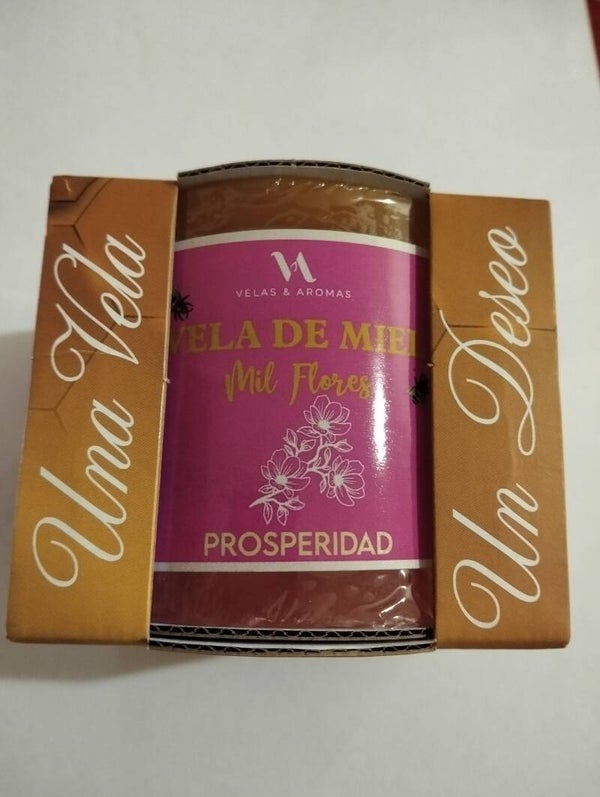 Vela Miel Miel flores