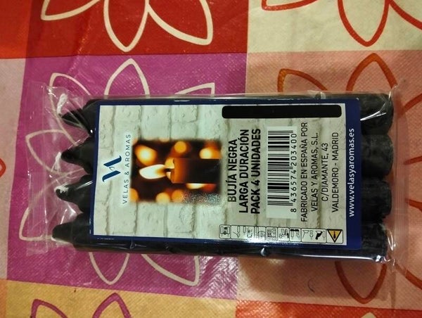 Pack vela bujía negra