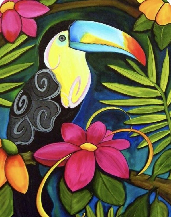 311 diamond painting toucan