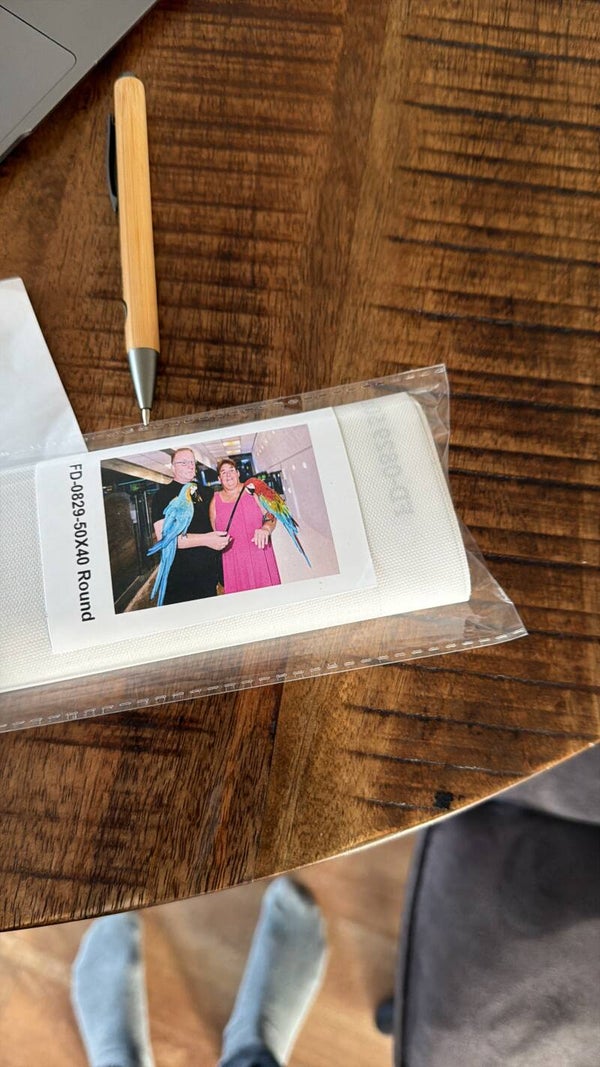 Diamond painting eigen foto