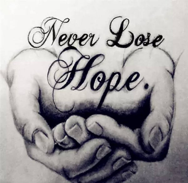 diamond painting never lose hope