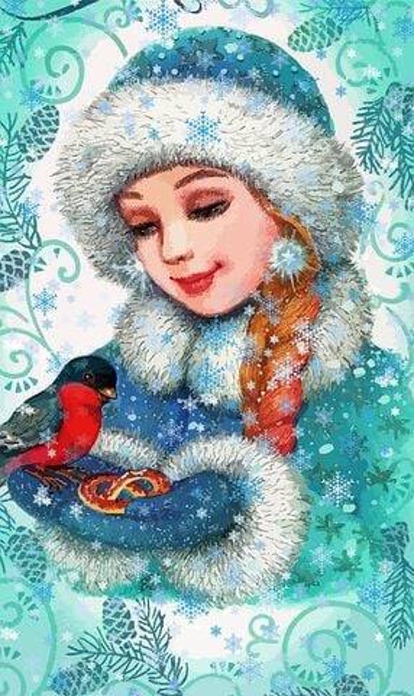 1266 diamond painting winter